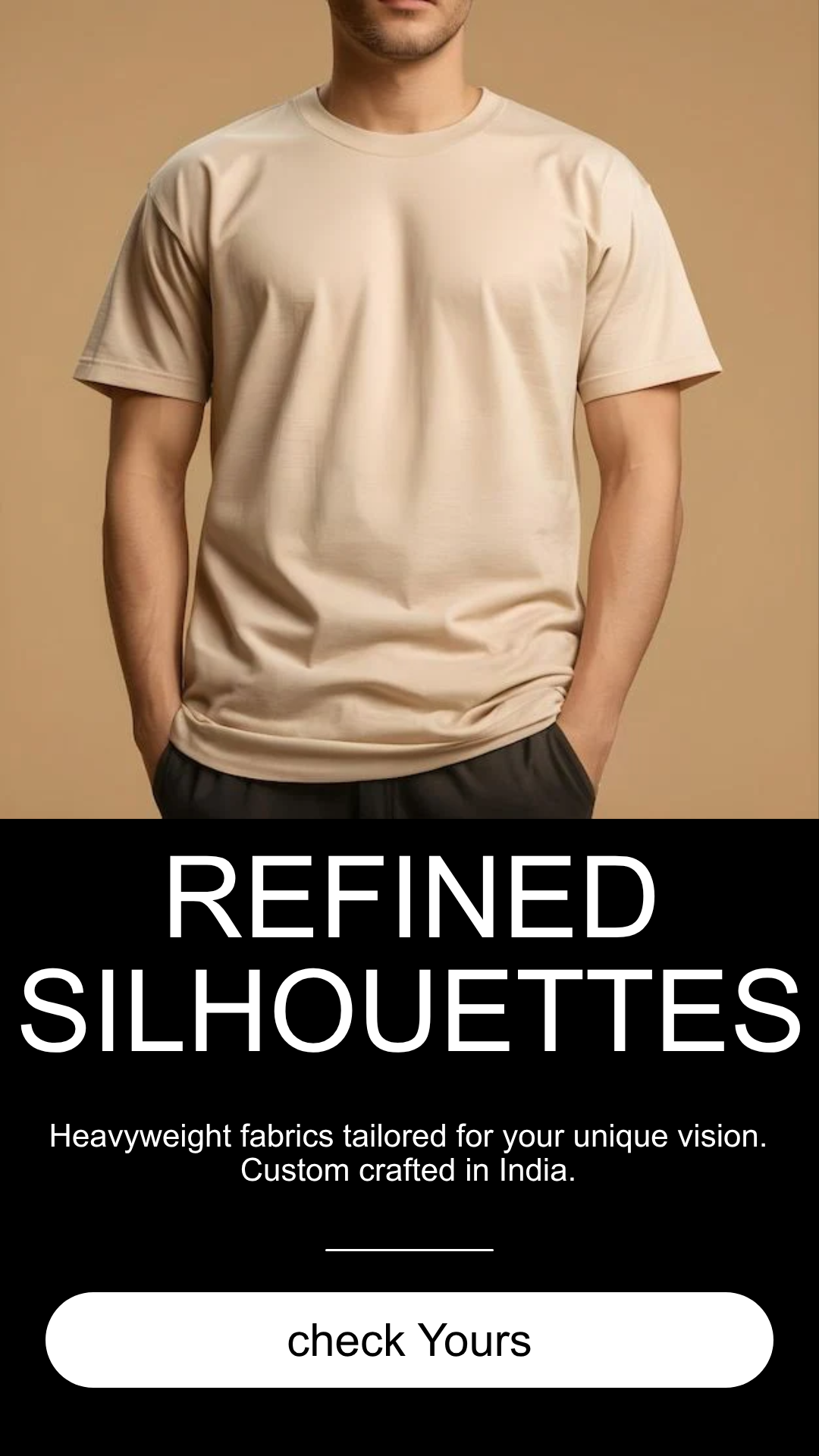Regular Plain Fit Tees