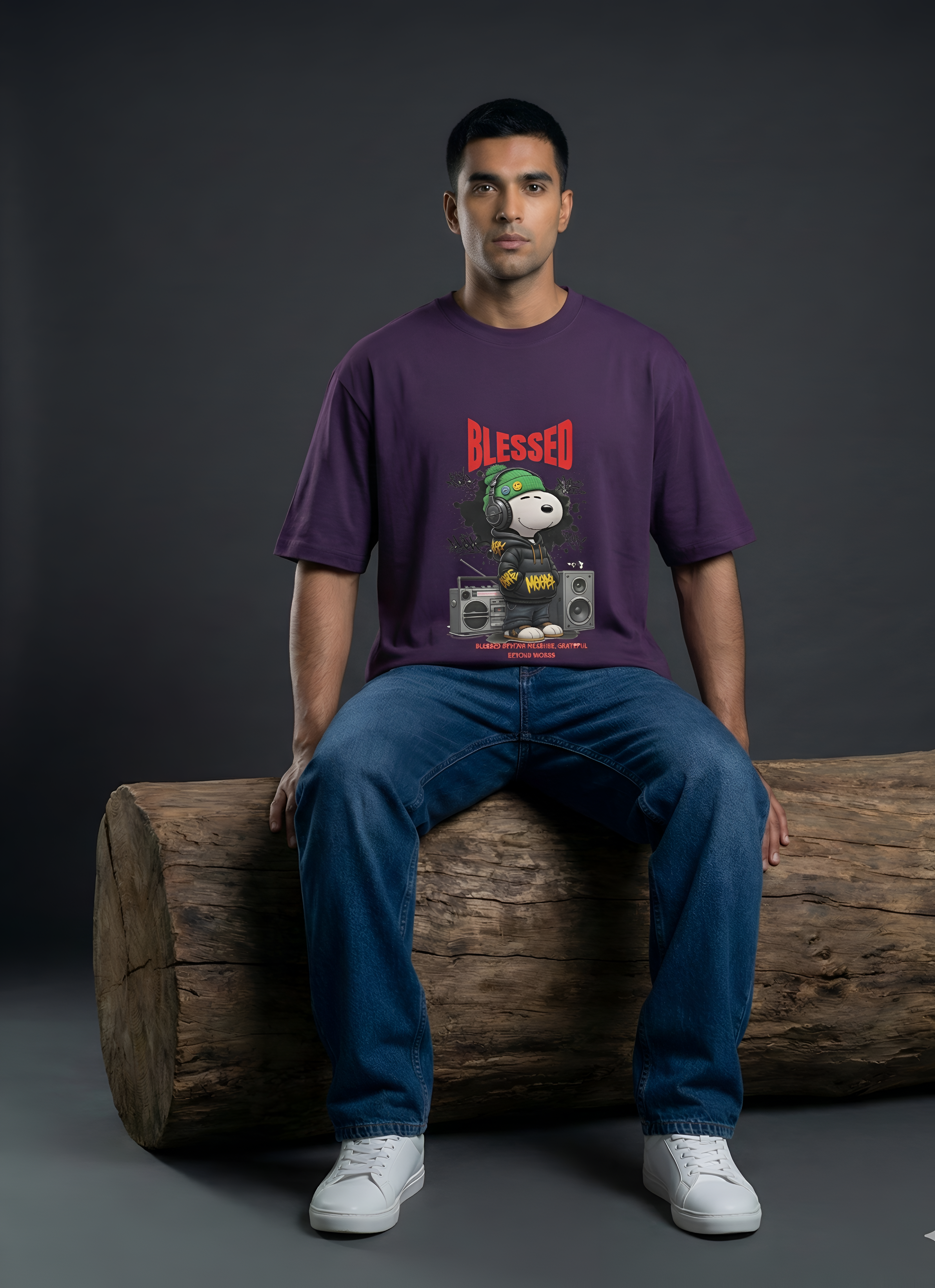 Purple Oversized T-Shirt