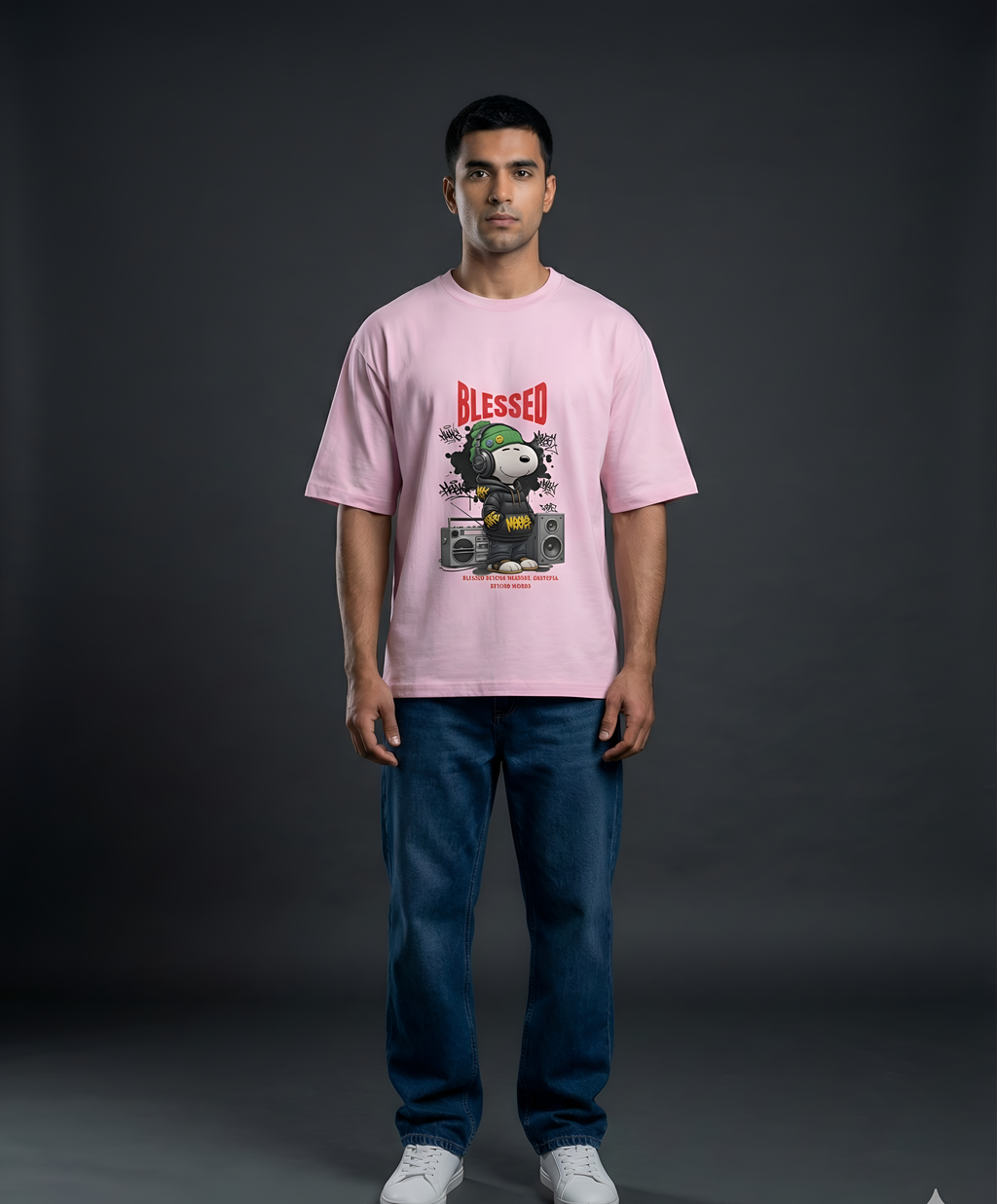 Baby Pink Oversized T-Shirt
