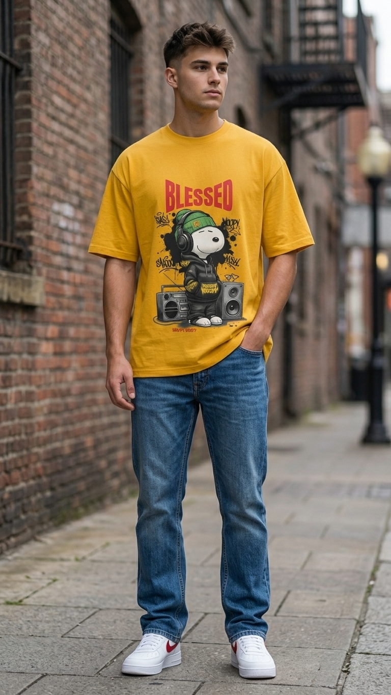 V'Alveno Oversized Classic T-Shirt