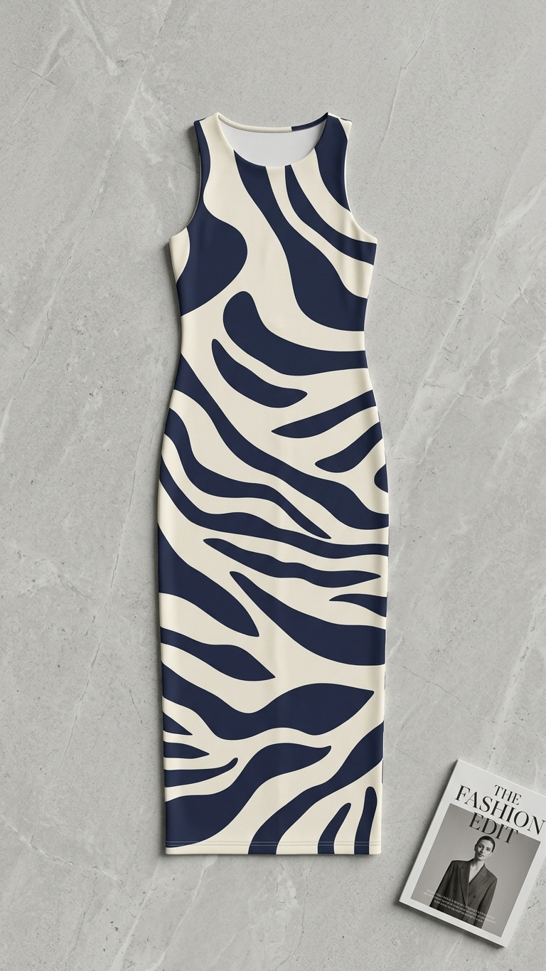 V'Alveno Women Printed Bodycon Dress