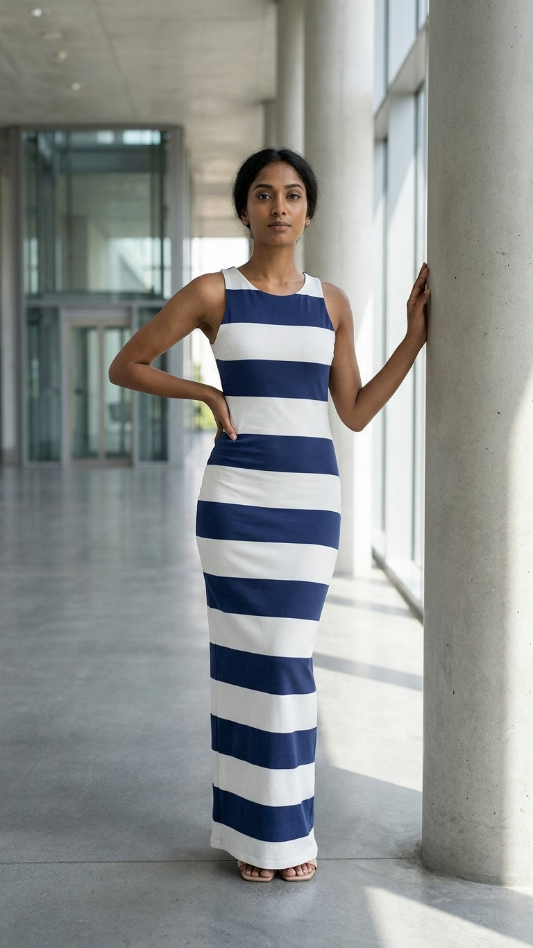 Women Rib Bobycon  Printed Dress